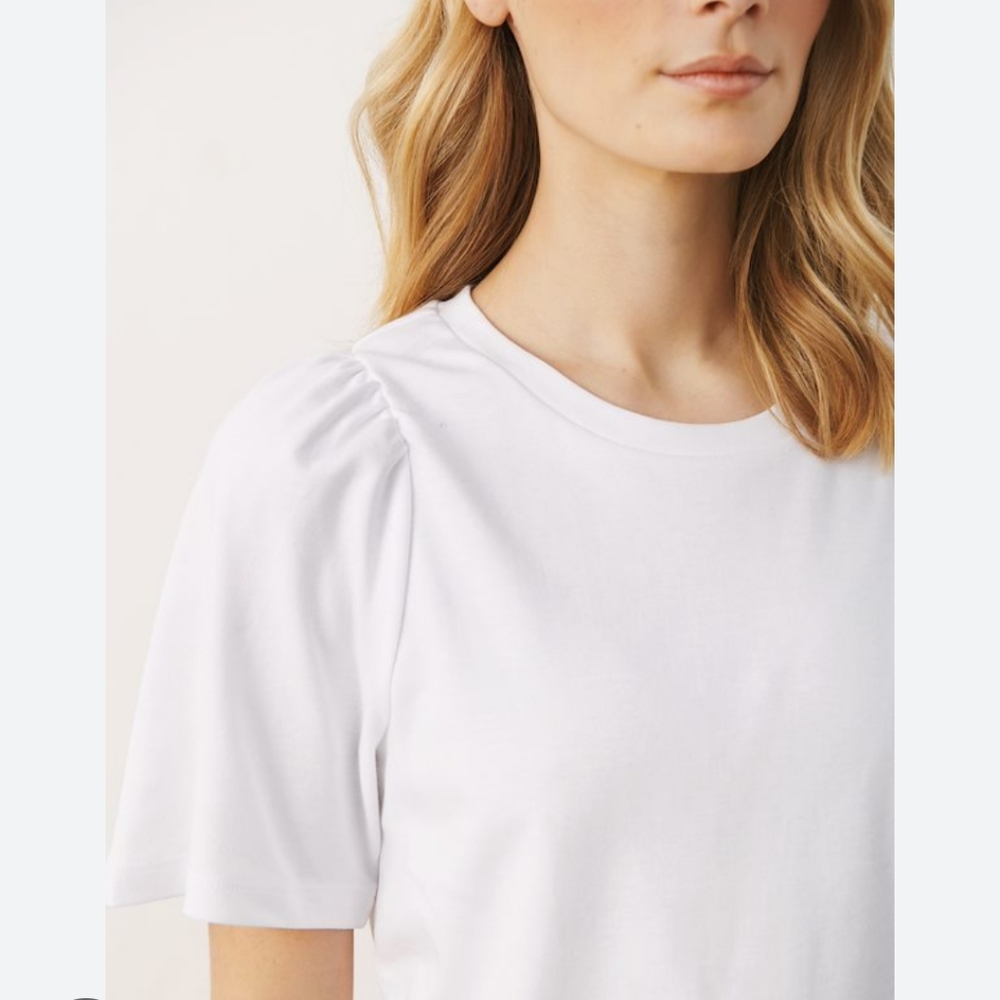Part Two white tee size S